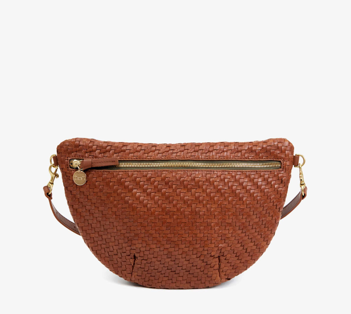 Clare V Grande Fanny - Hazelnut Woven Zig Zag – HAMILTON