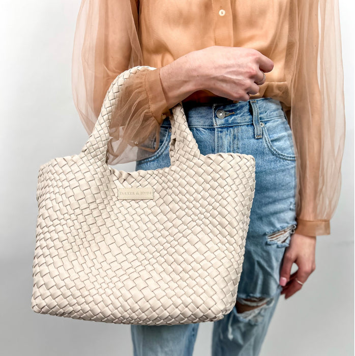 Jean Mini Woven Bag