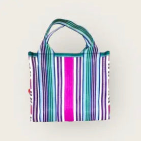 Mini Striped Beach Bag