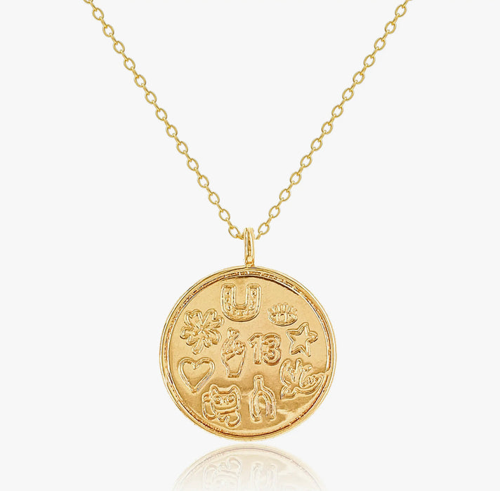 Lucky Talisman Coin Necklace