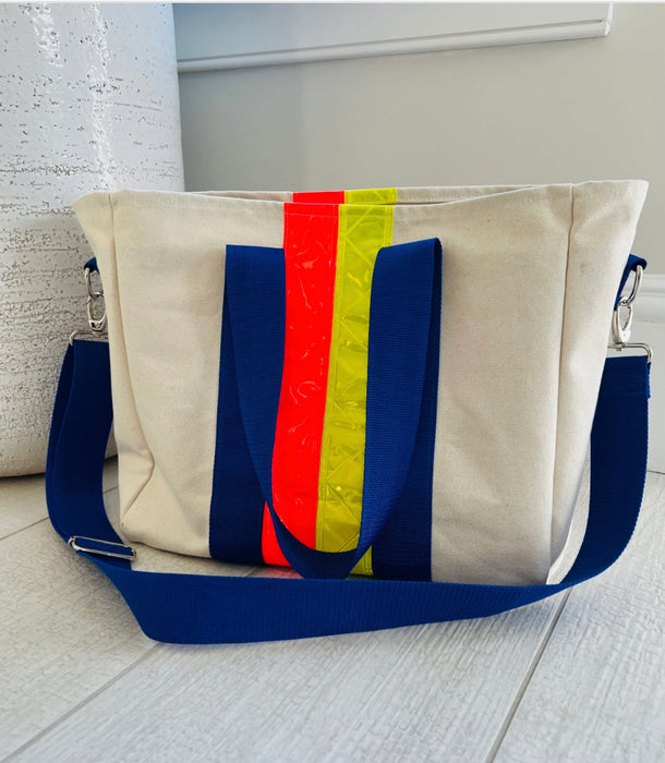 George and Dino Canvas Tote