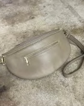 Sandy Leather Bum Bag