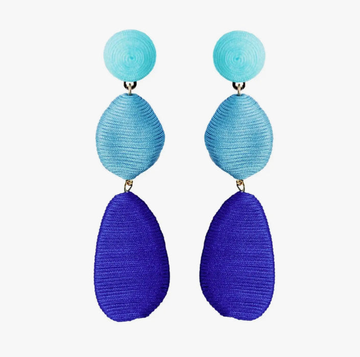 Blue Ombré Lido Drop Earrings