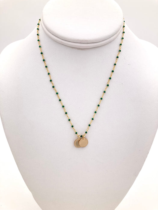 GF Coquina Necklace (3mm gemstones)