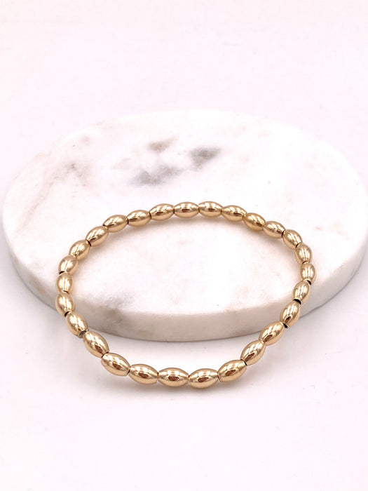 Oval Beaded Bracelet