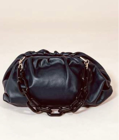 Leather Large Clutch